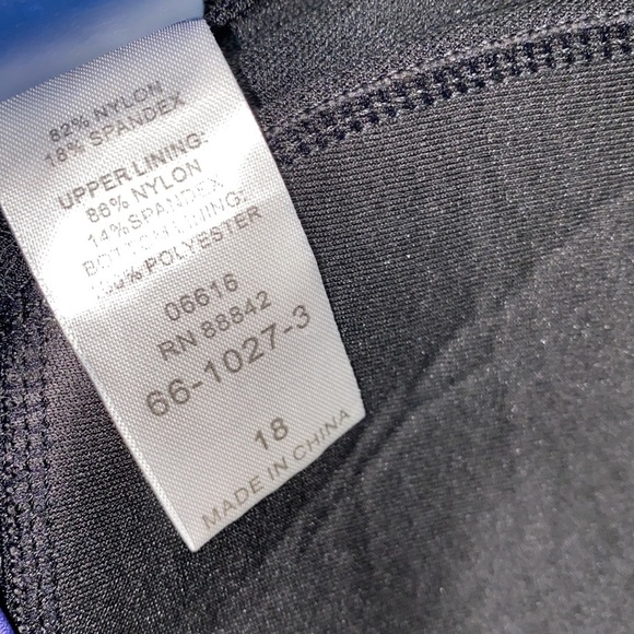 Swimsuits for All plus size 18 swimsuit tropical floral print - Picture 8 of 8